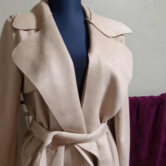 Belted Trench Coat - Picture 2 of 4